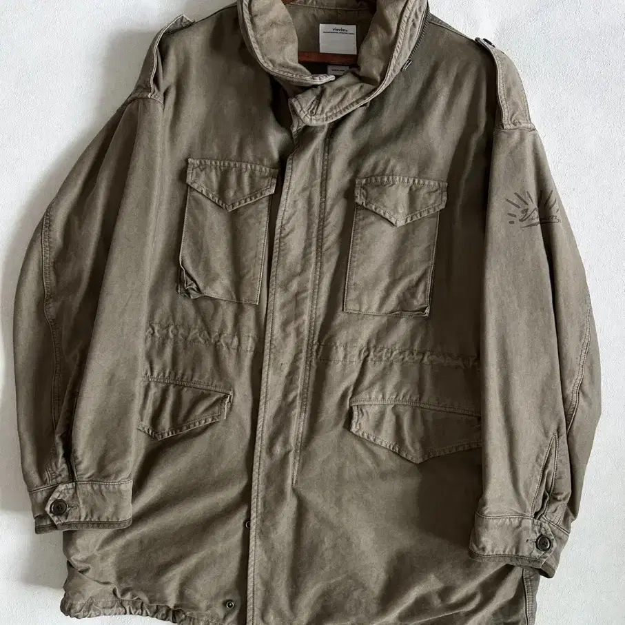 [2]비즈빔20SS Bickle JKT DMGD비클 자켓 olive