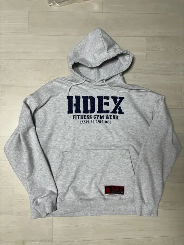 hdex 후드티 버뮤다 팬츠 셋업 멜란지화이트