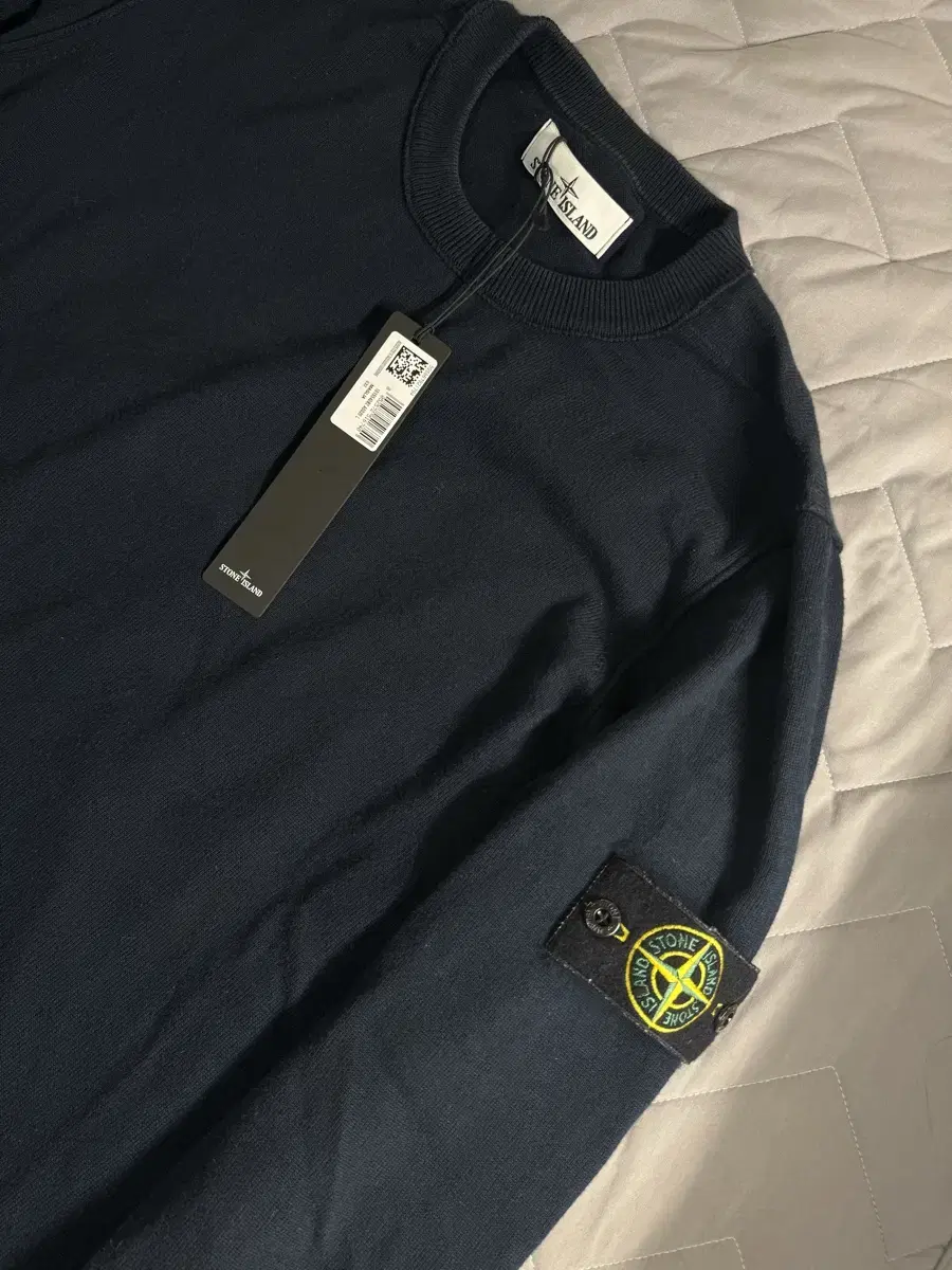 23ss Stone Island Crew Neck Knit Navy L