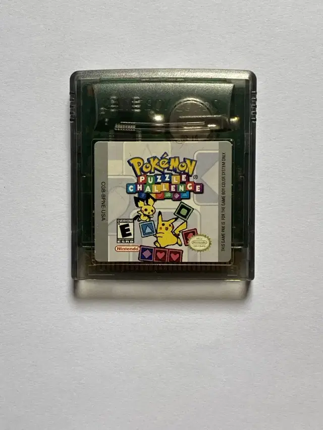 포켓몬 퍼즐 챌린지 영어 북미 정품 게임팩 gb gameboy 게임보