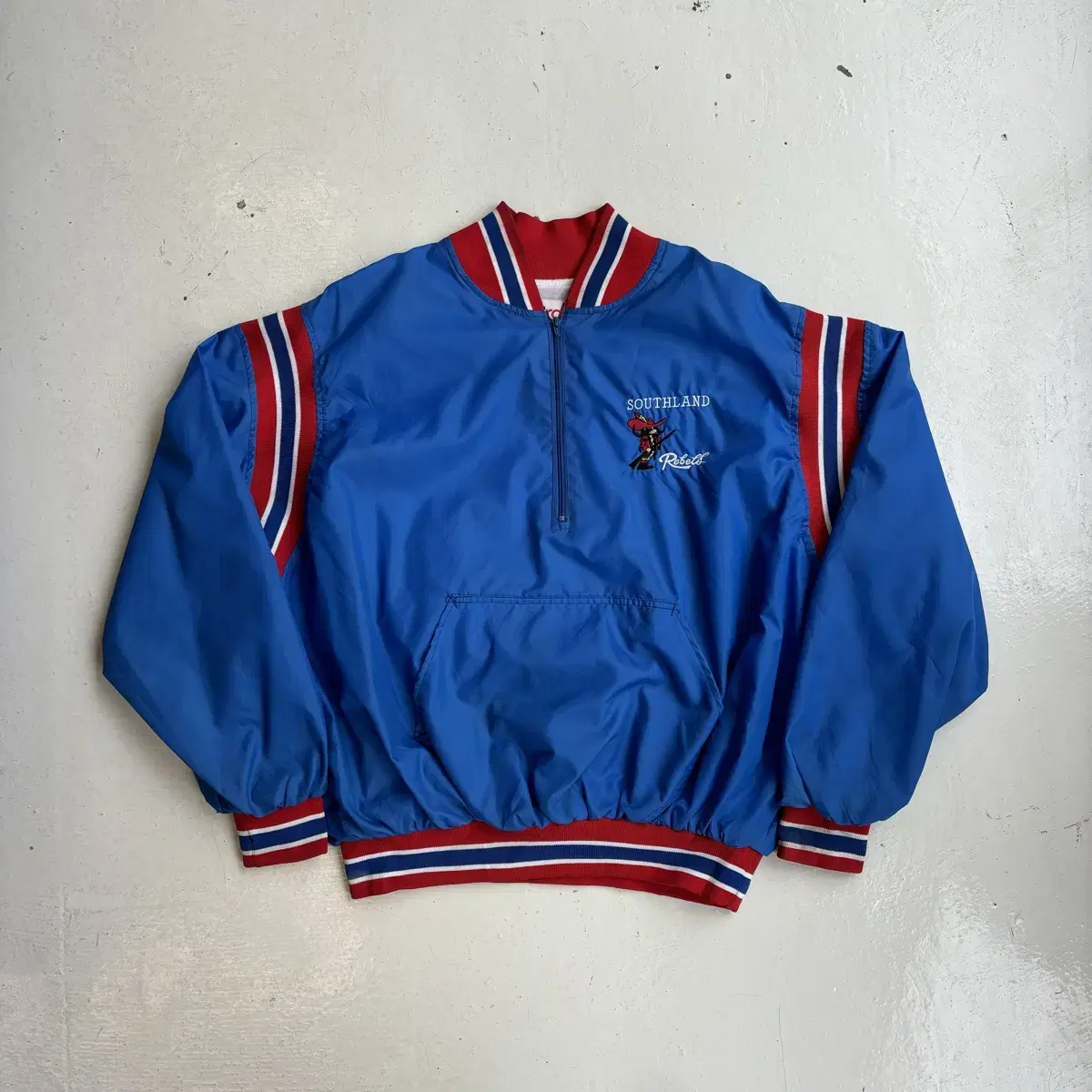 90s USA OG REBEL 나일론 집업 져지 2XL