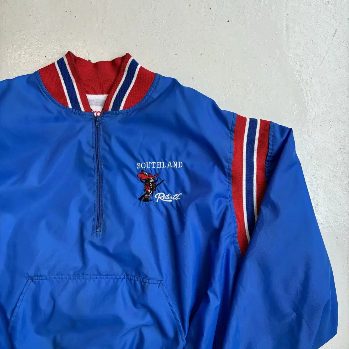 90s USA OG REBEL 나일론 집업 져지 2XL