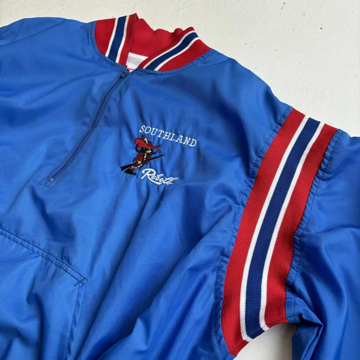 90s USA OG REBEL 나일론 집업 져지 2XL