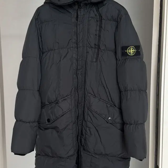 (L) 스톤아일랜드 크링클랩스 롱패딩 18fw stone island