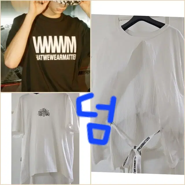 WWWM(F)whatwewearmatters백슬릿.플리츠 뒷묶음 셔츠