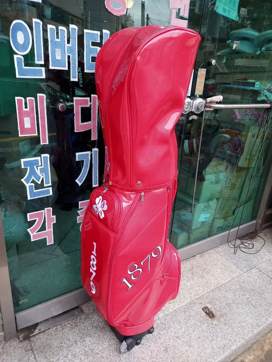 남녀공용 미사용제품 ORAC 1879  휠캐리어타입 바퀴형 애나멜 캐디백