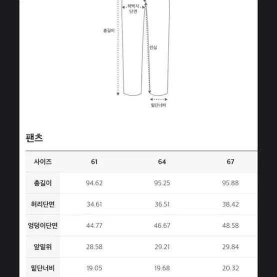 한섬 시스템 스티치 테이퍼드 데님 팬츠