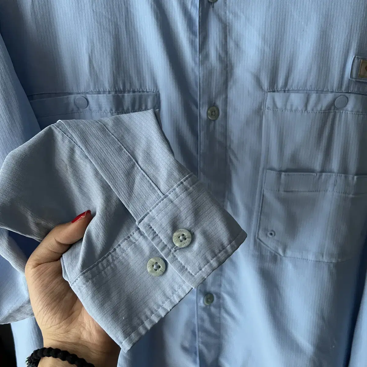 [XL]Columbia PFG 백플랩 립스탑 아웃도어 셔츠