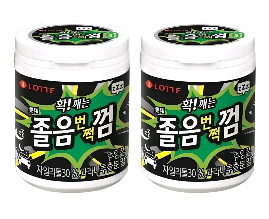 롯데웰푸드 졸음번쩍 껌, 87g, 6개