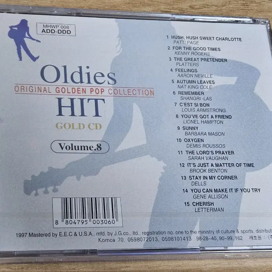 Oldies Hit Volume.8 (미개봉 CD)