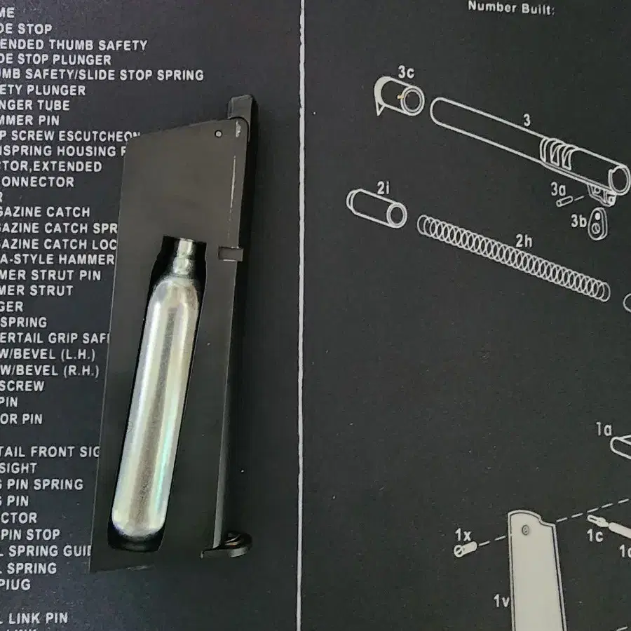 we m1911 co2 탄창