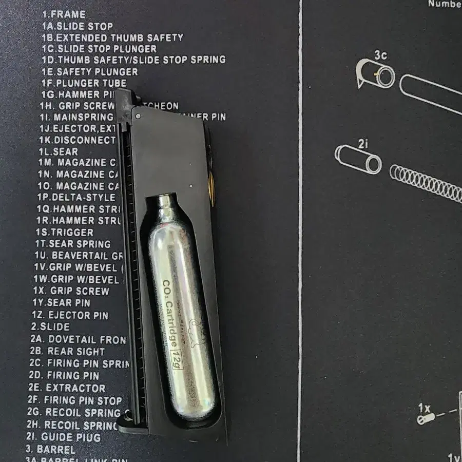 we m1911 co2 탄창