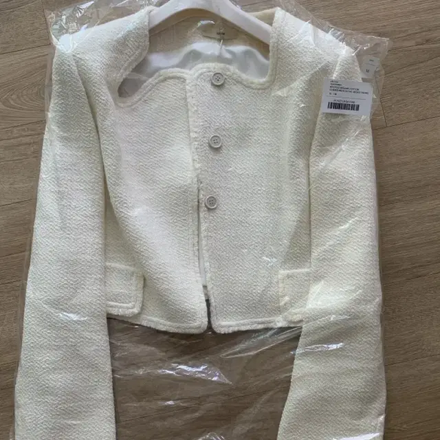 (새상품)렉토 recycle organic cotton curved 자켓