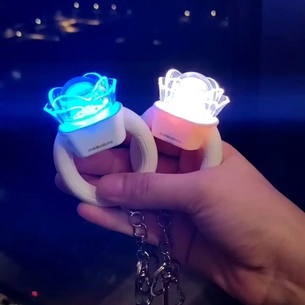 Zerobaseone Mini lightstick Keyring