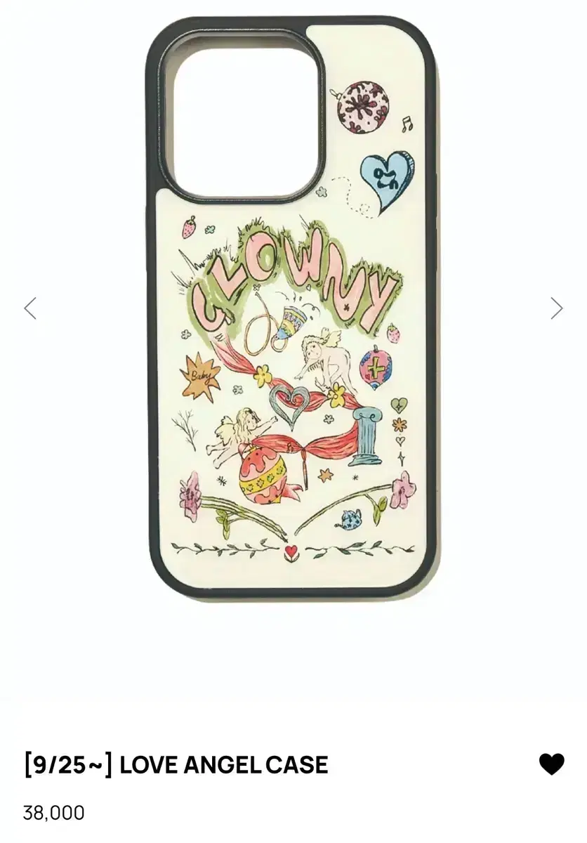 GLOWNY 글로니 LOVE ANGEL CASE 아이폰 15