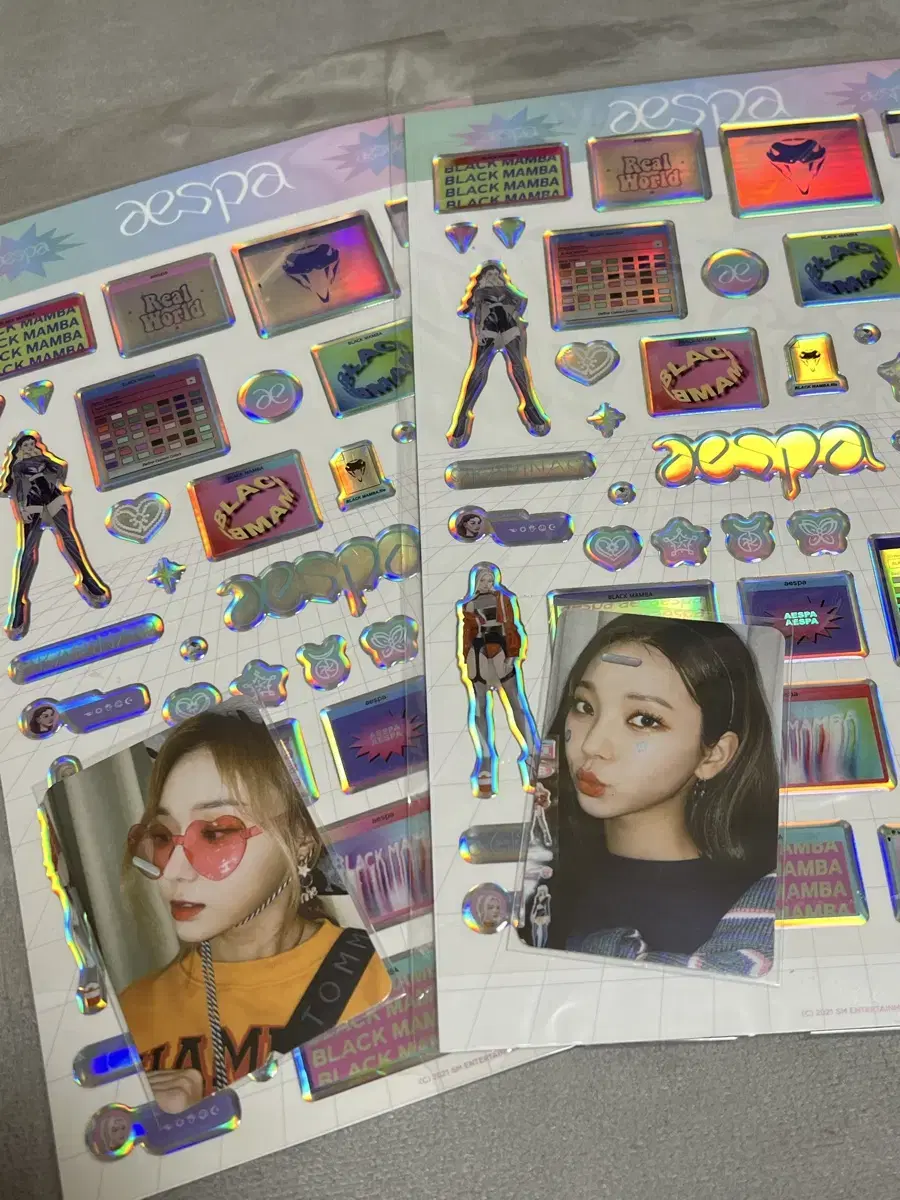 Aespa Black Mamba Epoxy sticker winter karina photocard wts incl.