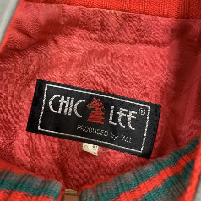 [L]CHIC LEE 양가죽 바시티자켓 (B2-12-56)