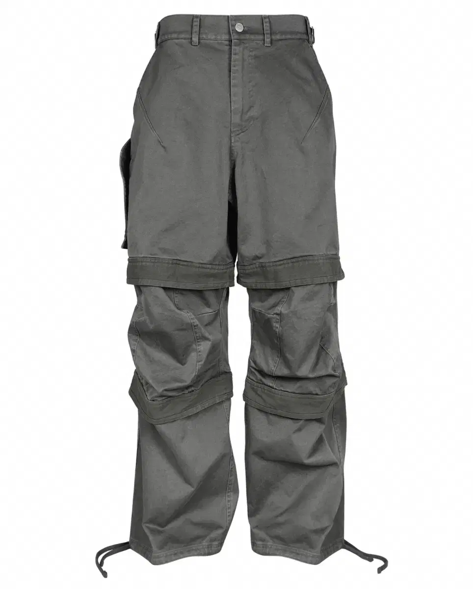 Papromwat FAR LAYERED WORK PANTS_CHARCOAL