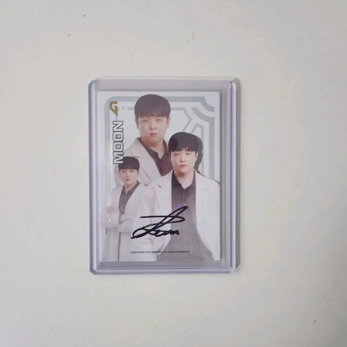 Xenji Moon Coach Merchandise Signed Card