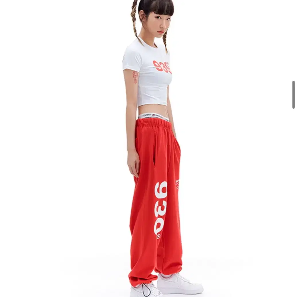 아카이브 볼드 반팔 크롭 티셔츠 939 LOGO CROP TOP (WH