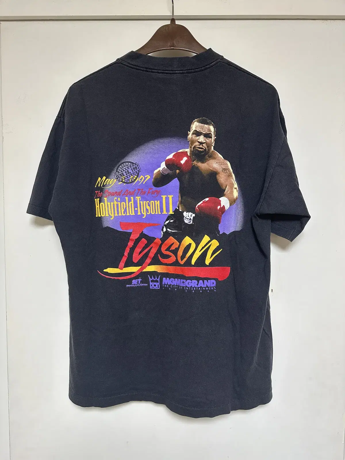 90s Vintage Boxing Tyson T-Shirt XL