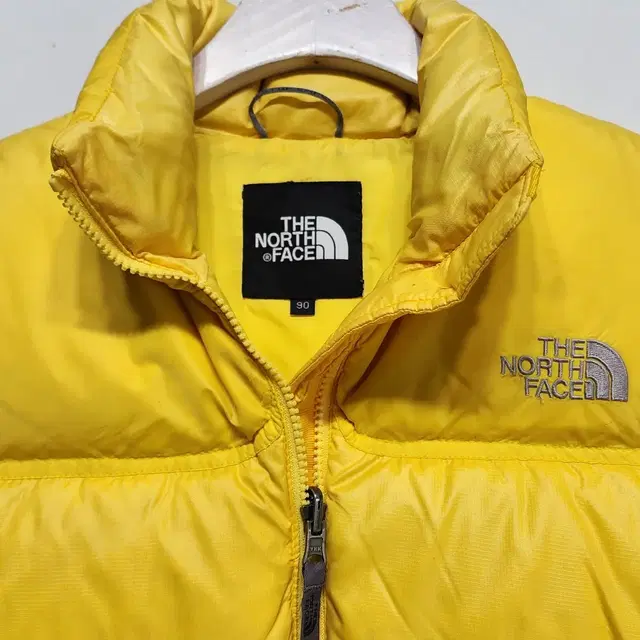 노스페이스 THE NORTH FACE 패딩조끼 점퍼자켓 옐로우 우먼스 L