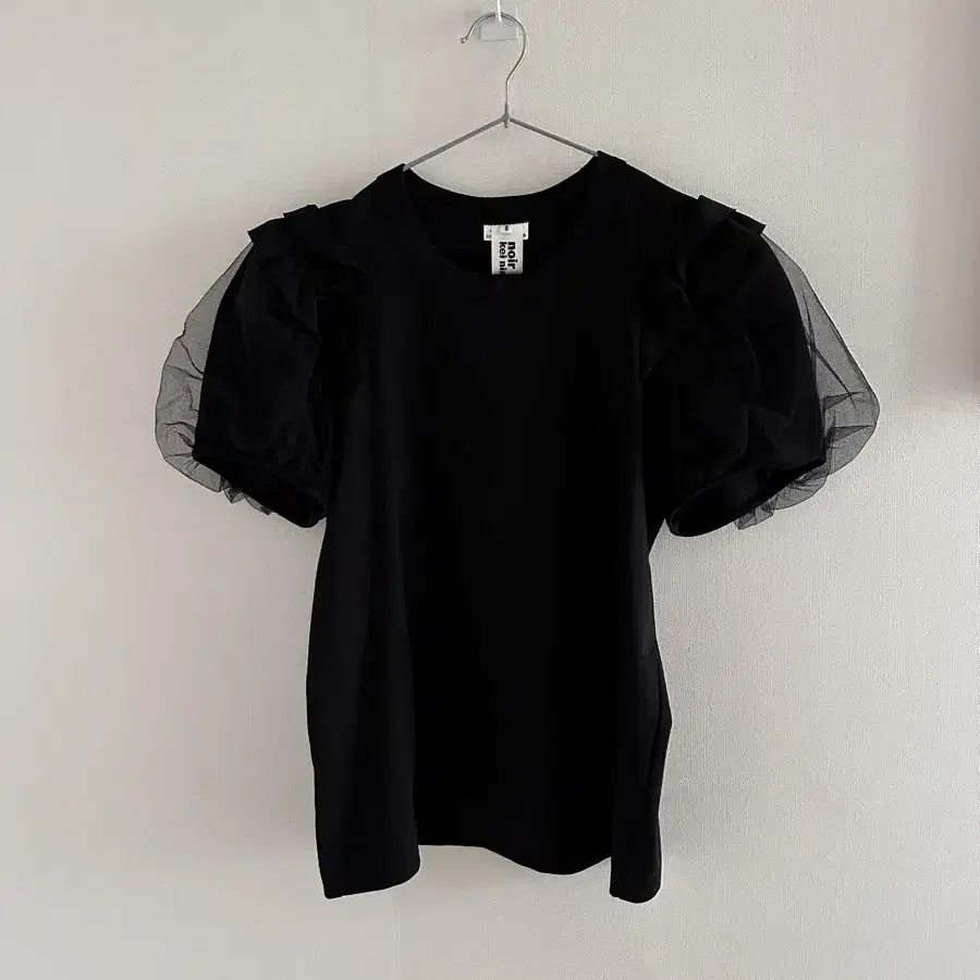 Noir Kei Ninomiya Tulle Lace Blouse