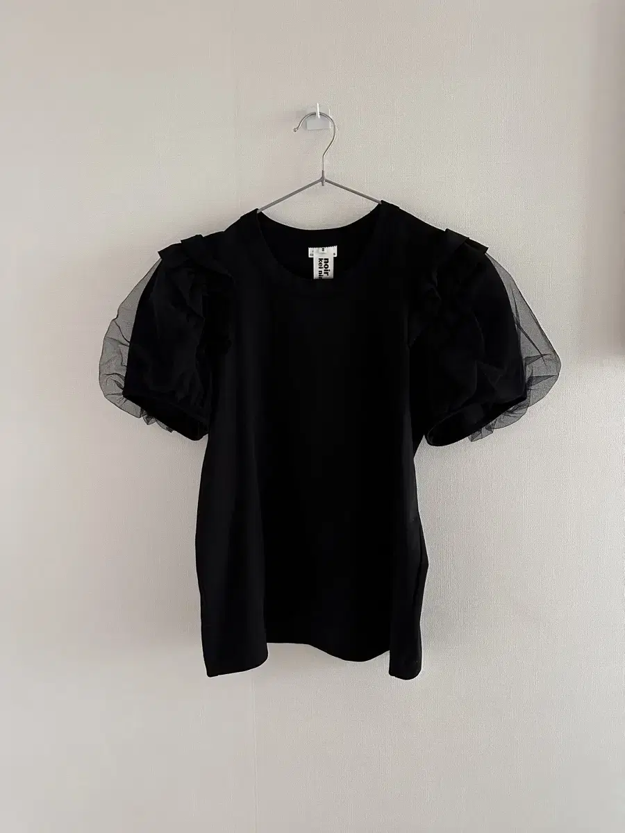 Noir Kei Ninomiya Tulle Lace Blouse