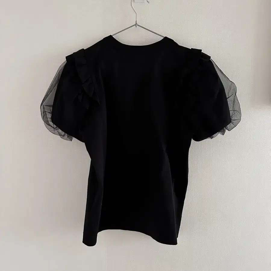 Noir Kei Ninomiya Tulle Lace Blouse