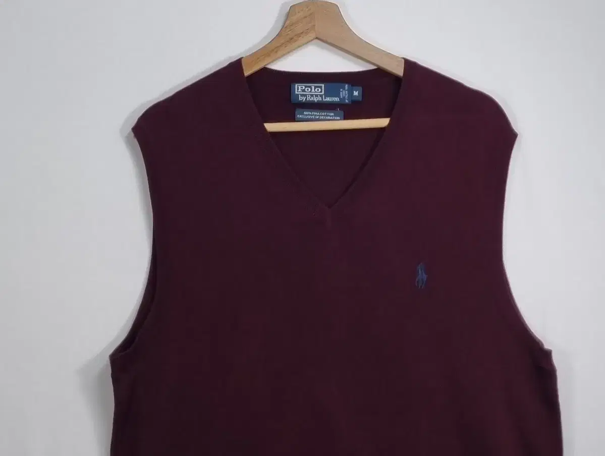 M (95) Polo Ralph Lauren Wine Knit Vest