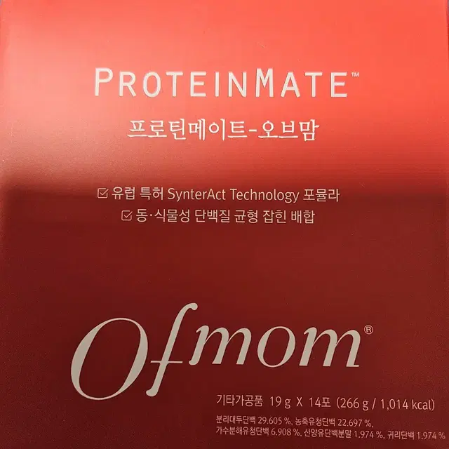 프로틴메이트 오브맘