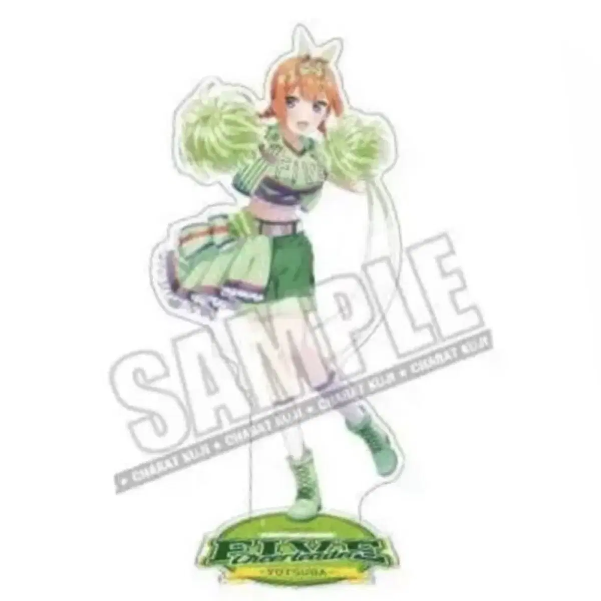 Thrift store fifth bride Yotsuba Nakano acrylic stand Cheerleading