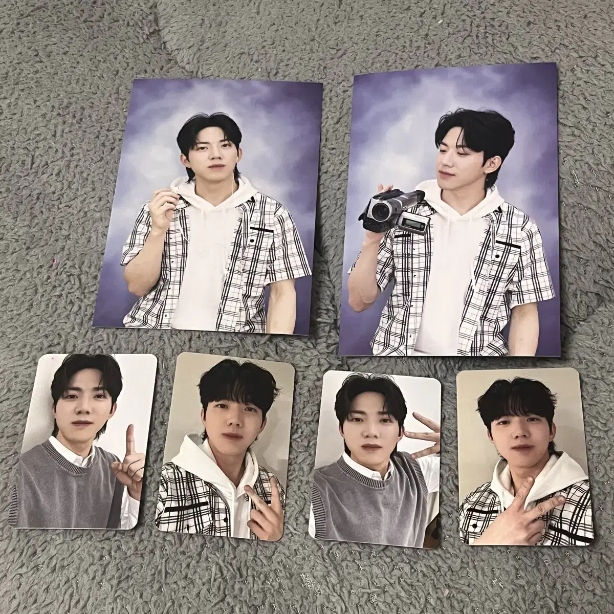 Day 6 fanmeeting entered photocard postcard helped