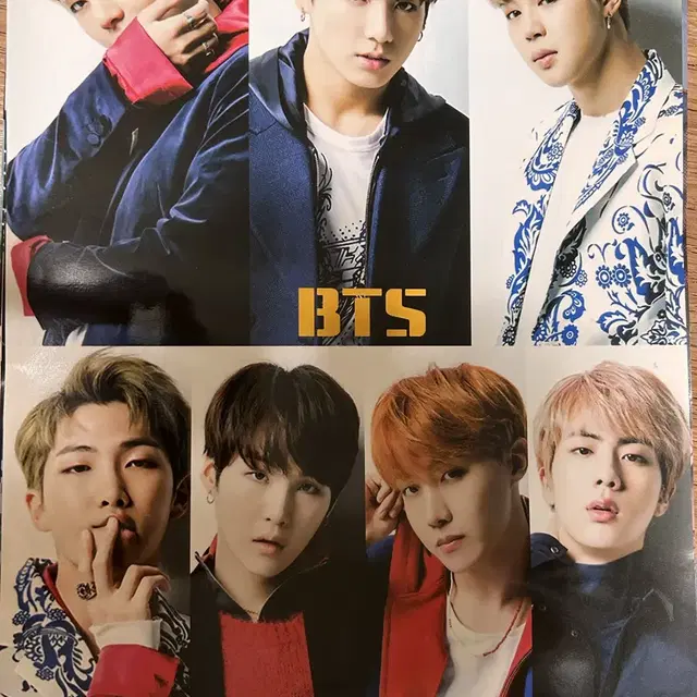 BTS card, sticker, poster