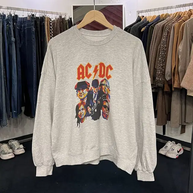 [XL] 빈티지 AC/DC 맨투맨