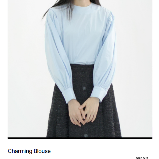 유노이아_charming blouse_화이트_프리사이즈