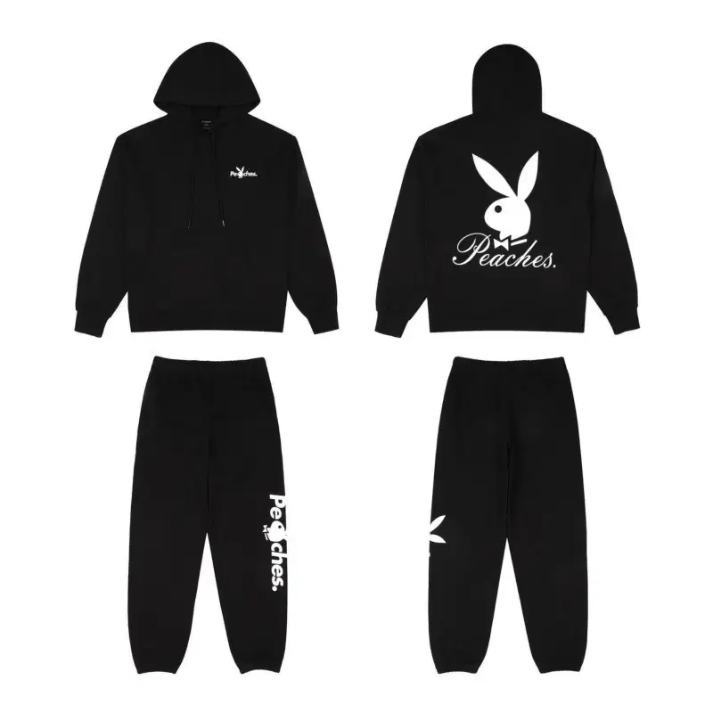 Peaches x Playboy collab hoodie, pants sold in bulk