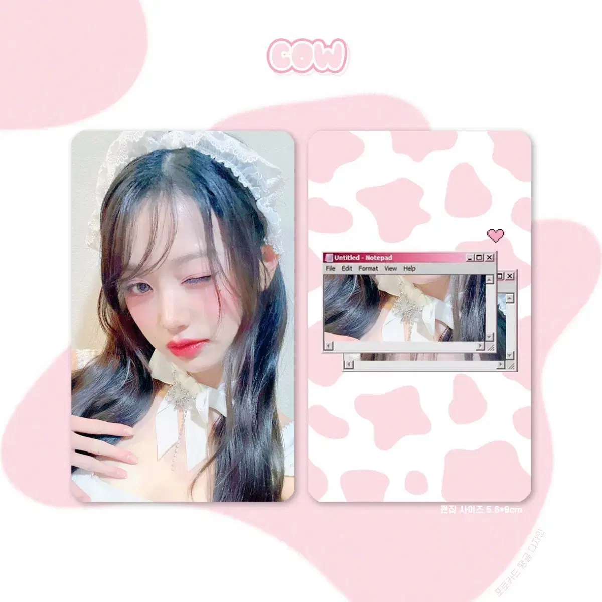 ive jang wonyoung wonyoung unofficial goods photocard photocard doan