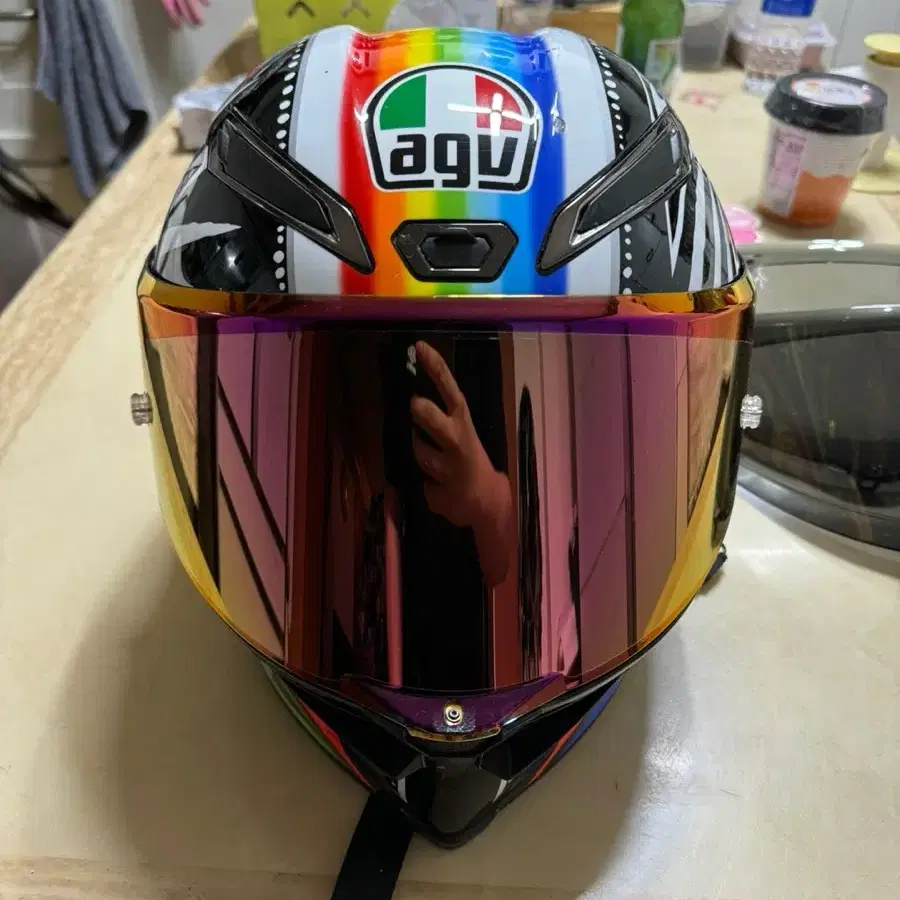 AGV 피스타 GP RR 2002 한정판 월드 타이틀