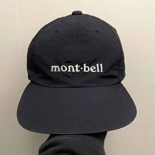 (F)mont bell 몽벨 6패널 나일론 볼캡 모자 롱빌캡