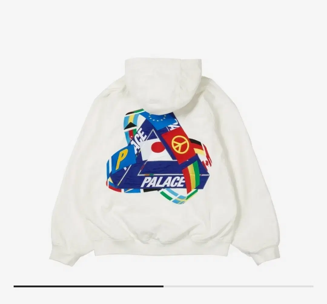 [XL]Pallas Tri-Flag Hooded Jacket White