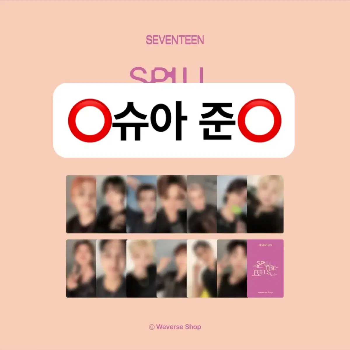 SEVENTEEN Mini 12th Album+Pre-order Benefit+FanSigning Benefit+Acrylic Magnet Buncheol