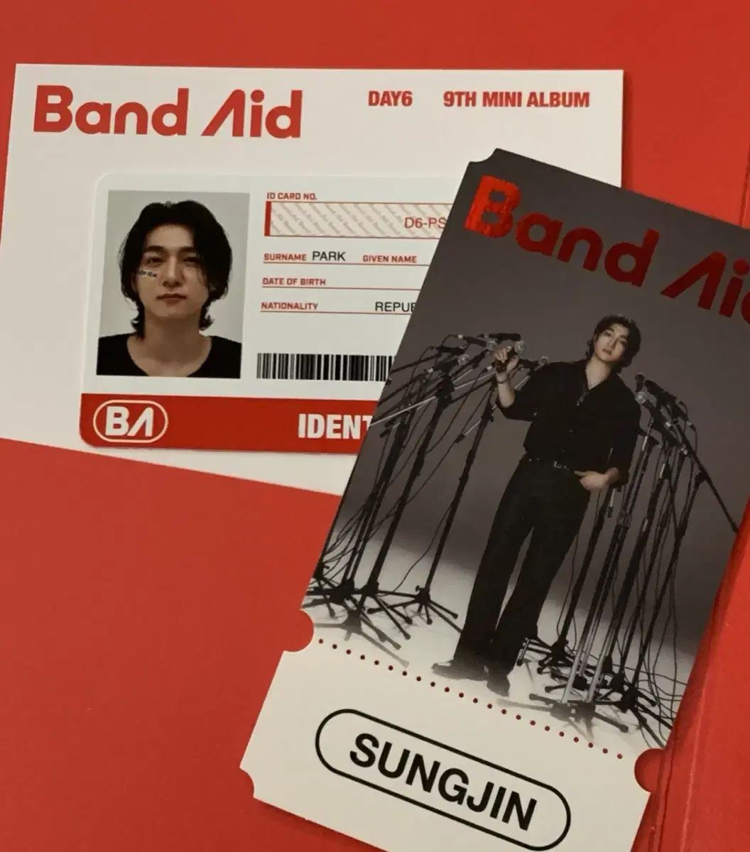 Day 6 Bandaid album Sungjin Sung composition sealed Poster