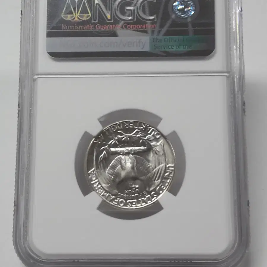 1960~1964년 미국 워싱턴 쿼터 달러 NGC MS65 은화 세트