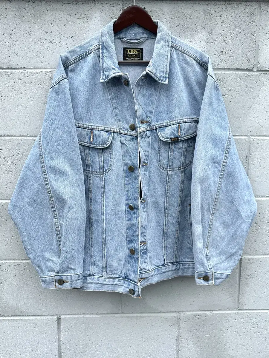 [XXL] 90s Lee sanforized 153436 denim jacket