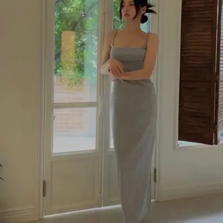 플리즈노팔로우 made angel maxi dress 검정색