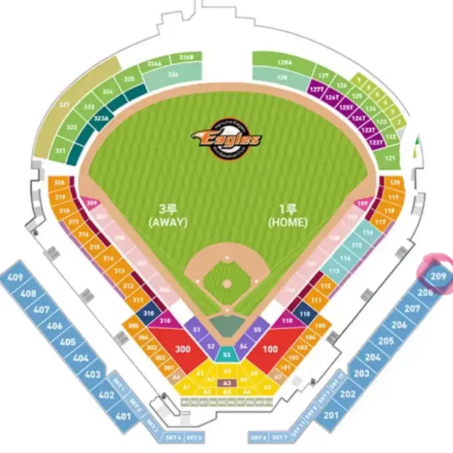 한화이글스 vs 롯데자이언츠 9월23일 209구역 양도