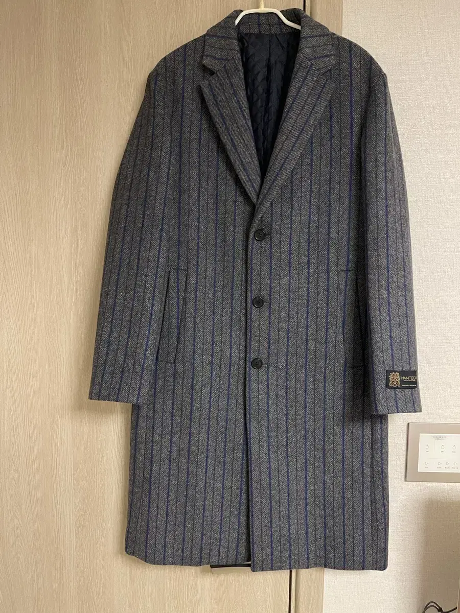 Kinloch Mantego Line Manteco Striped Coat 100% Cotton