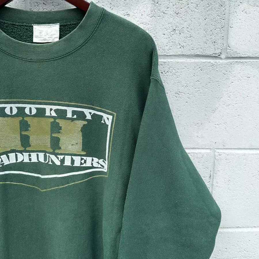 [XL] 90s Brooklyn Headhunters 그린 맨투맨