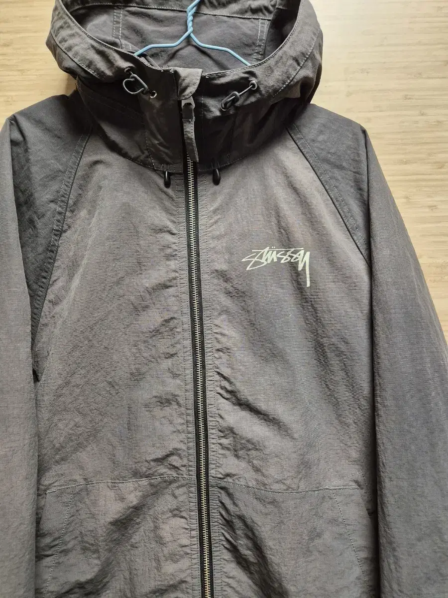 Stussy Wavedie Beach Windbreaker Black M